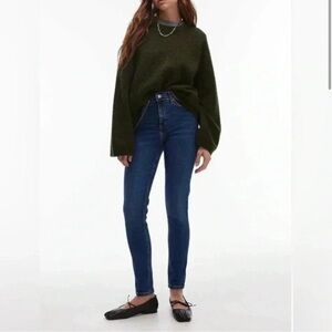 Topshop Jamie Jeans in Dark Wash